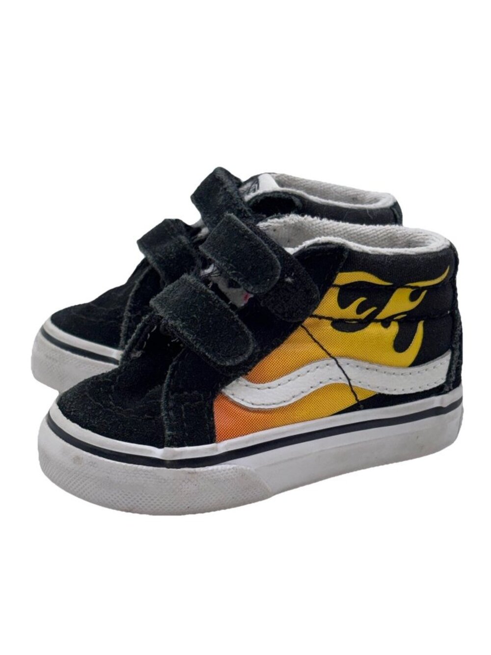 Vans Toddler Hot Flame Sk8-Mid Reissue V Size 3 US Toddler Shoes Sneakers